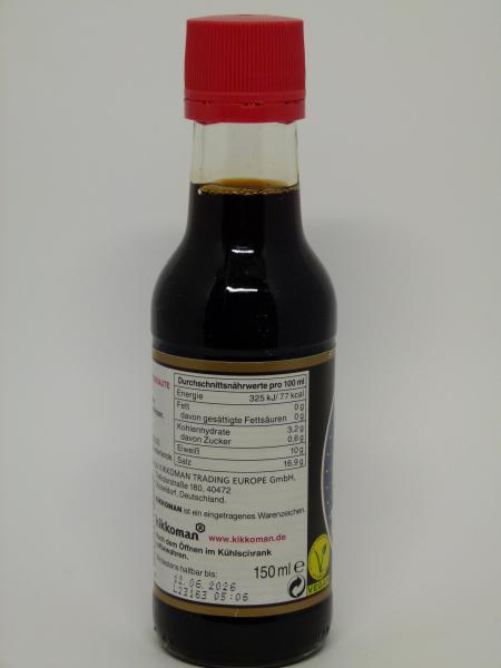 Kikkoman Sojasauce, Nettogewicht 150ml